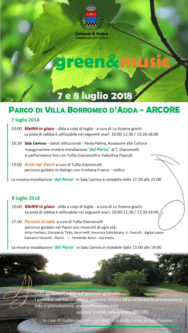 greenmusic LOCANDINA 7 8luglio2018