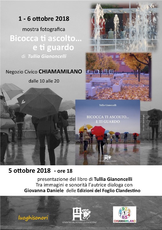 locandina Bicocca ti ascolto e ti guardo a ChiAmaMILANO